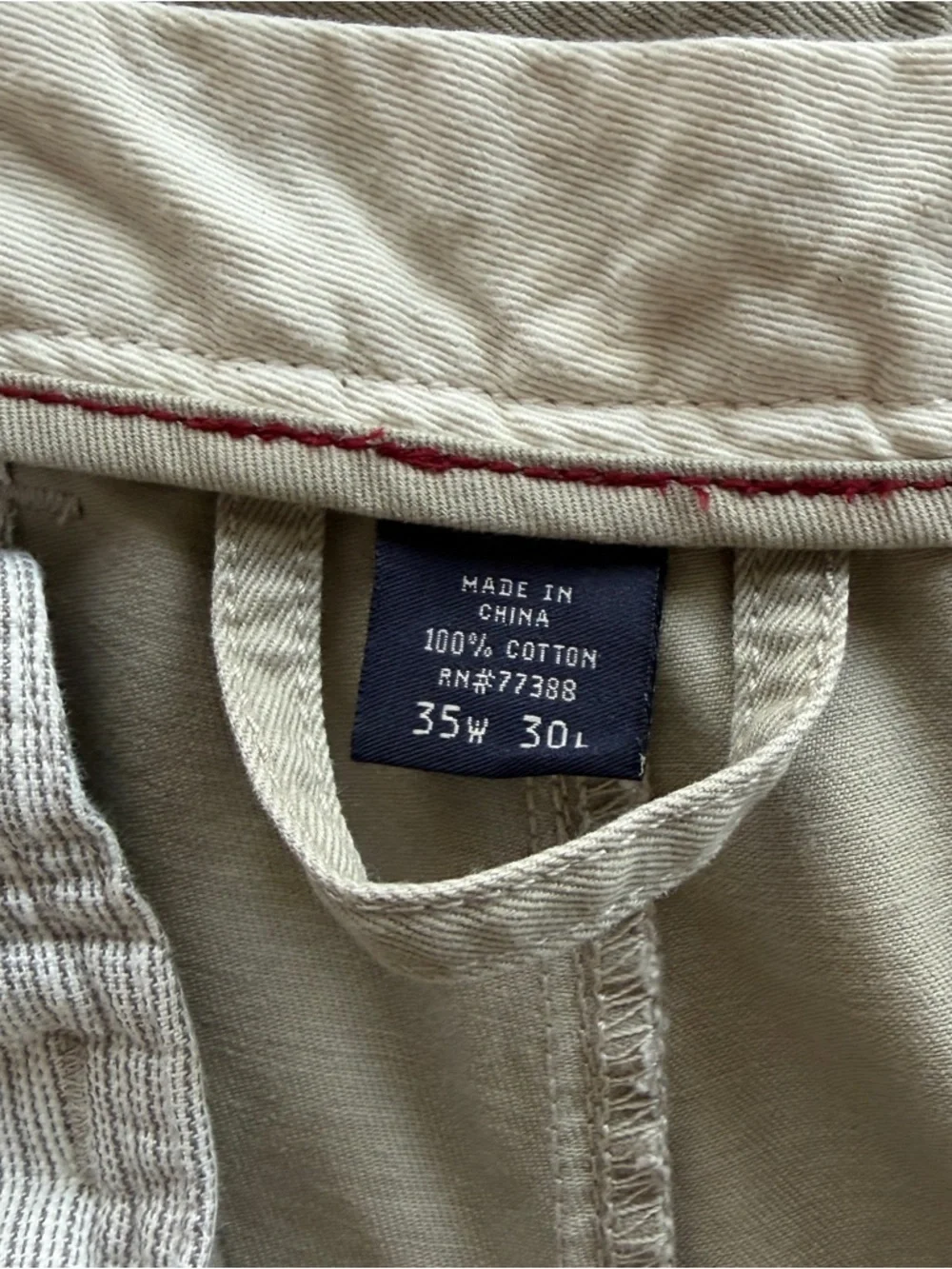 J.Crew Broken In Relaxed Chino Pants Men’s 35x30 Khaki Cotton Straight Leg